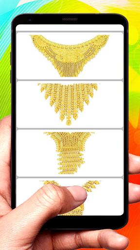 Android application Gold Necklace Design (Offline) screenshort