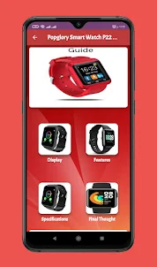 Popglory Smart Watch P22 guide