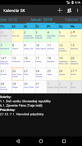 Kalendár SK – Aplikácie v službe Google Play