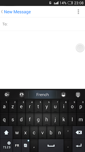 French Language - GO Keyboard Screen 3