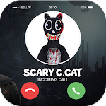 Cover Image of Baixar Talk With C.Cat - Call From The Scary Cartoon Cat 1.0 APK