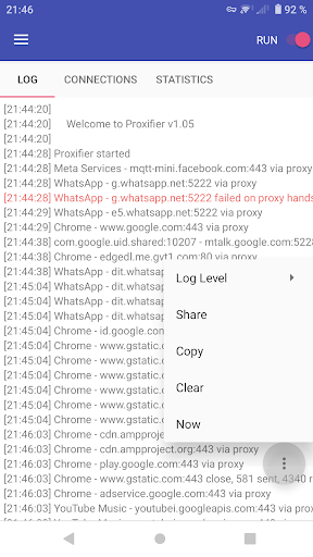 Proxifier Screenshot