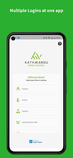 Android application Kathmandu World School screenshort