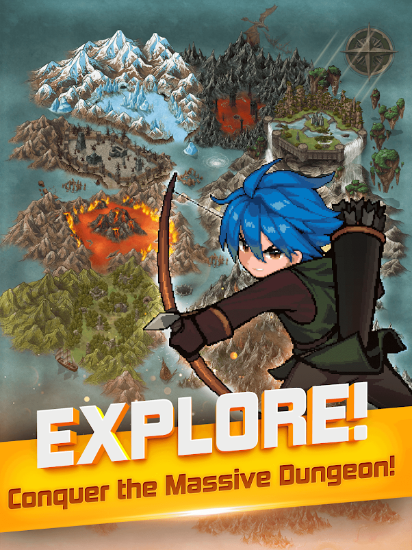 Dungeon & Hunter : Legendary Archer Pixel Idle RPG