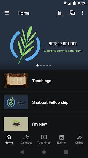 Android application Netser of Hope screenshort