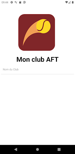 Android application Mon club AFT screenshort