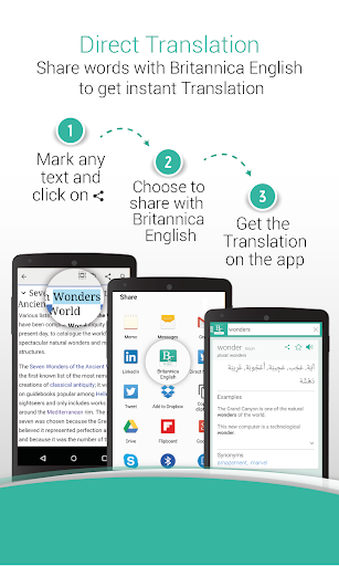Arabic English Translator, Dic Screen 3