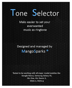 Tone Selector (Ringtone/Alarm)