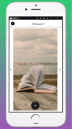 Android application Clouded wallpapers screenshort