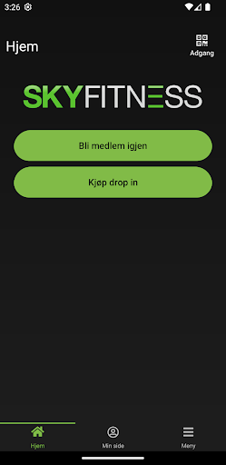 Android application SKY Fitness Norge screenshort