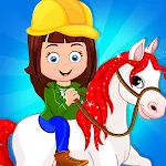 Cover Image of ダウンロード My Pony Horse Stable Town Life 1.1 APK