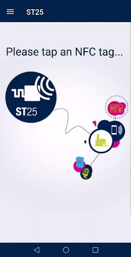 Screenshot of ST25 NFC Tap