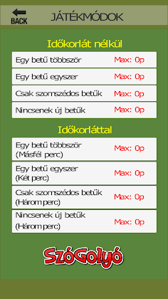 SzóGolyó (szójáték, magyar) - Screenshot 2