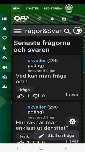 OP1 - Nyheter och Information Screen 3