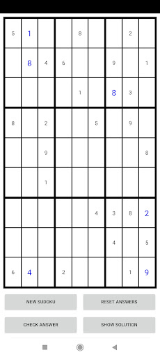 Commit Sudoku Screen 2