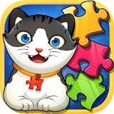 Cat Puzzle - Kids Jigsaw Game icon