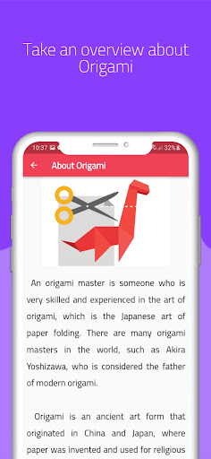 Origami Master Guide Screen 2
