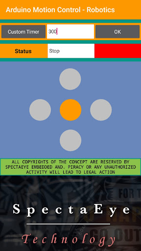 Android application Arduino Motion Control-Robotic screenshort