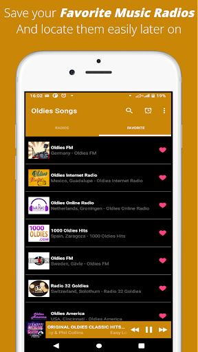 Oldies Music Radio 60s 70s 80s Screen 3