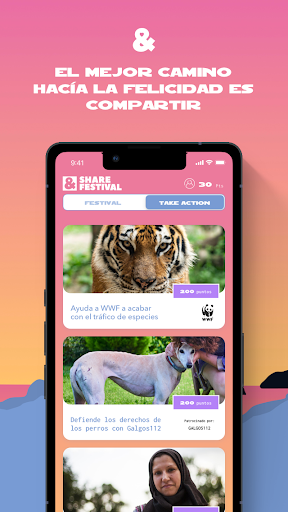 Android application Share Festival screenshort