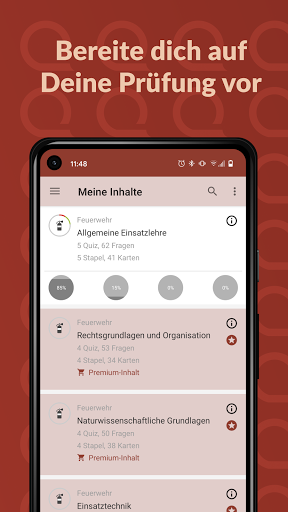 Android application Feuerwehr Trainer Pro screenshort