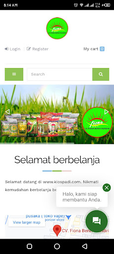 Android application Kiospadi screenshort