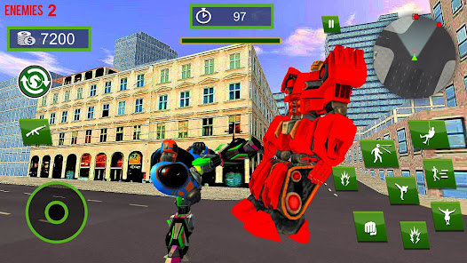 Grand Robot Car Jet War Game 1 APK + Mod (Free purchase) for Android