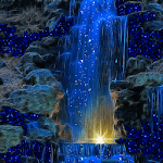 Cover Image of Baixar Magic Blue Fall LWP  APK