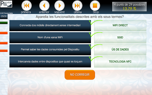 Android application Simulador Actic screenshort