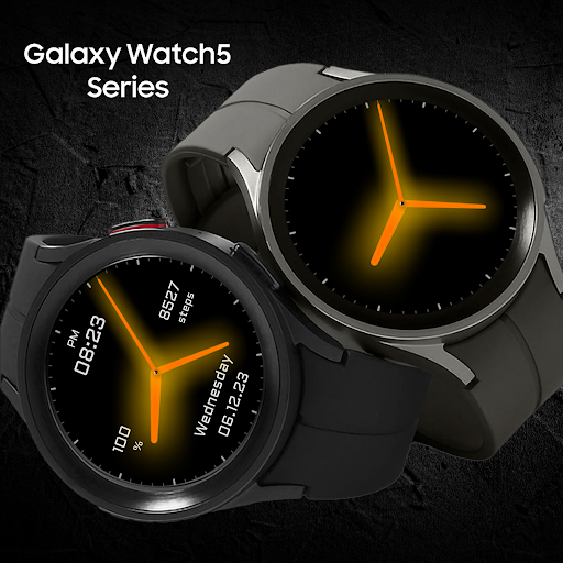 EY06 Orange Glow Watchface