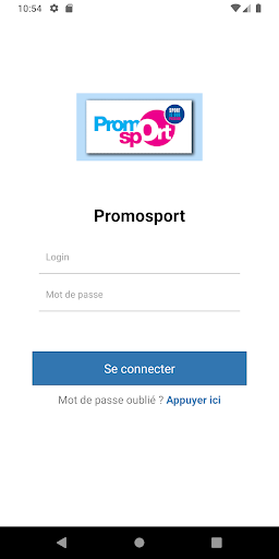 Android application MyPromosport screenshort