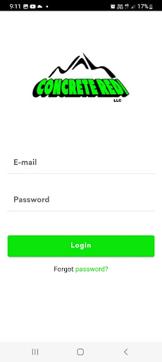 Android application CONCRETE REDI screenshort