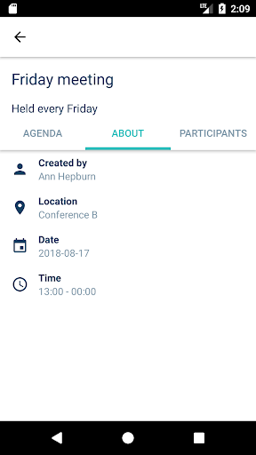Stratsys Meetings Screen 3