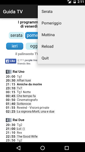 Guida TV ITALIA Screen 3
