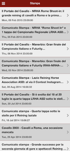 LRHA ASD - Lazio Reining Screen 3