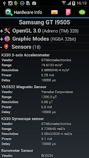Hardware Info Screenshot
