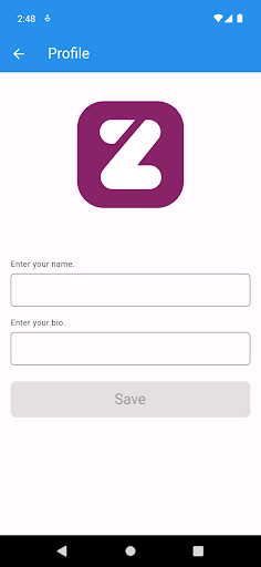 Android application Zynk screenshort
