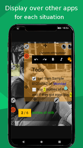 Floating Notekeeper Screen 3