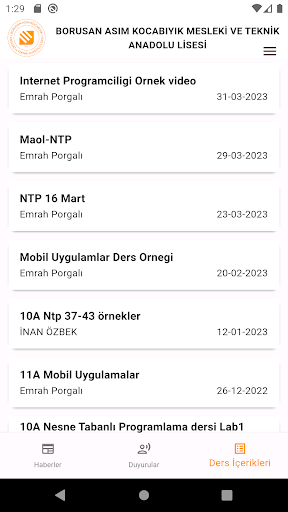 Borusan MTAL Screen 2