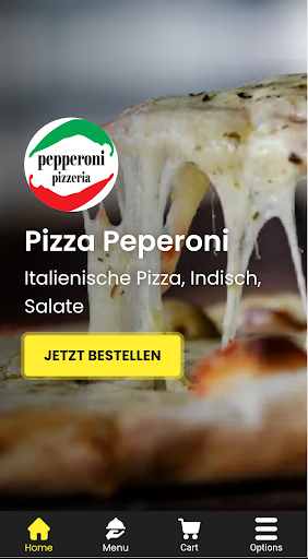 Android application Pizza Peperoni screenshort