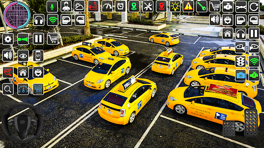 인도 택시 시뮬레이터 운전