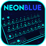 Cover Image of Download Neon Blue Keyboard Theme 1.0 APK