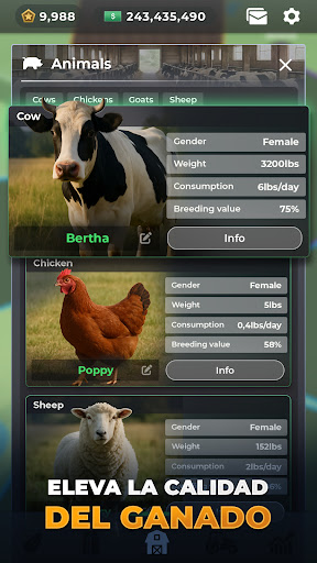 Farm Manager - 2026 Captura de Pantalla del Juego Android 4