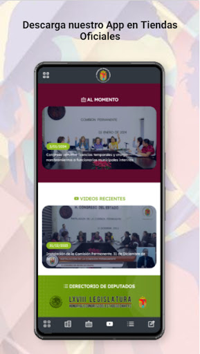 Android application Congreso del Estado de Chiapas screenshort