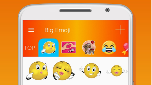 Big Emoji sticker for WhatsApp Mod APK 12.4.3 (Unlocked)(Premium) Gallery 1