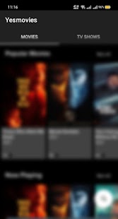 Yesmovies -Free Movies App Screenshot