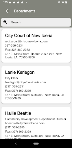 City of New Iberia, LA Screen 2