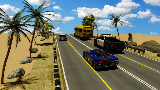 Android application Traffic racing car games 2023 screenshort