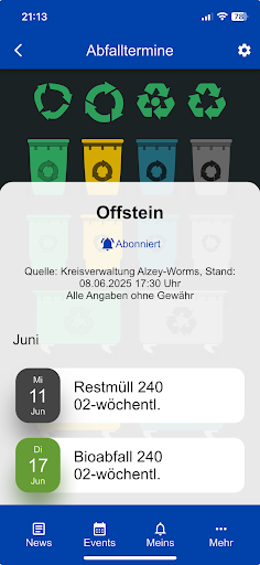 Offstein App