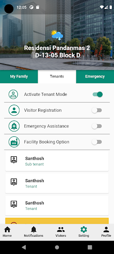 Guarded - Property Management Screen 3